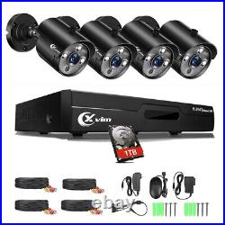 XVIM 1080P Outdoor Security System Camera CCTV 8CH H. 265 DVR Waterproof IR Night