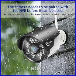 XVIM 1080P Wireless WiFi Security Camera System 4Pcs Night Vision Camera CCTV