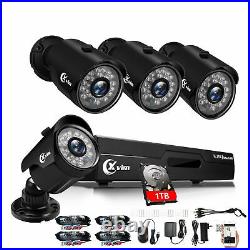 Xvim 8ch 1080p HDMI DVR CCTV Outdoor Security Camera System with 1TB Hard Drive