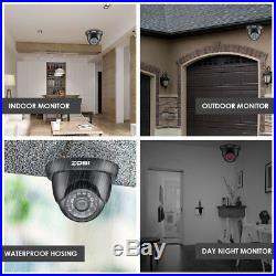 ZOSI 1080N Night Vision 1TB 8CH DVR IR CCTV Security Camera Outdoor Home System