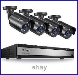 ZOSI 1080P Outdoor Security Camera System 16CH 2MP DVR Home Alert Motion Detect