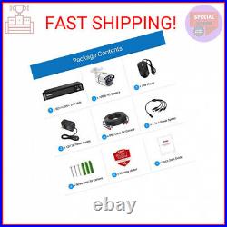 ZOSI 1080p H. 265+ Security Camera System for Home Outdoor Indoor, 5MP Lite 8