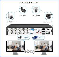 ZOSI 1080p Home security Camera System De Seguridad CCTV Outdoor DVR 1TB HDD