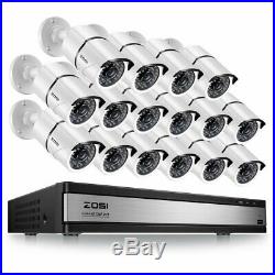 ZOSI 16CH 1080N DVR Outdoor IR Night Vision Outdoor Camera CCTV Security System