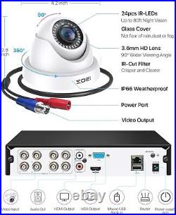 ZOSI 3K Lite 8CH H. 265+ Home Security Camera System with AI Human/Vehicle