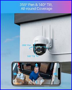 ZOSI 3MP PTZ Wireless Network CCTV Wifi IP Outdoor Security Camera System 1TB