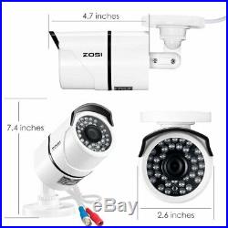 ZOSI 4 In1 1080p DVR Vision Outdoor CCTV Security Camera System 1TB hard disk