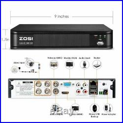 ZOSI 4 In1 1080p DVR Vision Outdoor CCTV Security Camera System 1TB hard disk