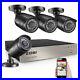 ZOSI 4CH 720p DVR Outdoor Home Surveillance CCTV Bullet Security Camera System