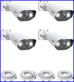ZOSI 4K 8 Ports 16CH NVR 5MP CCTV Camera PoE Security System 2-Way Audio 2TB HDD