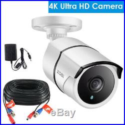 ZOSI 4K Extreme HD Security Camera 8.0MP Waterproof Bullet CCTV Camera system