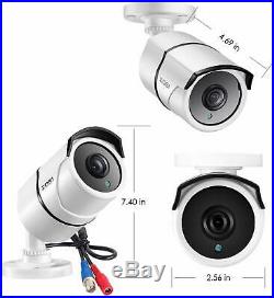 ZOSI 4K Extreme HD Security Camera 8.0MP Waterproof Bullet CCTV Camera system
