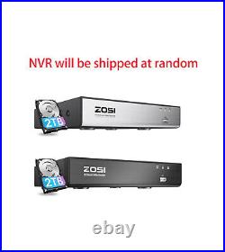 ZOSI 4K PoE CCTV Security Remote View IP Camera System Human Detection 2TB HDD