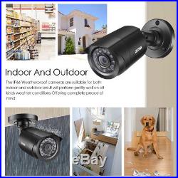 ZOSI 8CH 1080p 4in1 DVR 2MP 2000TVL Outdoor IR CCTV Home Security Cameras System