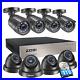 ZOSI 8CH 1080p H. 265+ Security Camera System 5MP Lite CCTV DVR Outdoor HD IR Kit