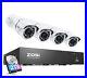ZOSI 8CH 4K NVR PoE 3K Security 24/7 Recording Camera CCTV System Outdoor 2TB