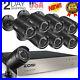 ZOSI 8CH 5MP Lite DVR 1080P Outdoor CCTV Security Camera System Kit Night Vision