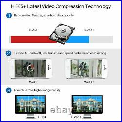 ZOSI 8CH 5MP Lite DVR 1080P Outdoor CCTV Security Camera System Kit Night Vision