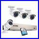 ZOSI 8CH 5MP Lite DVR Outdoor Security Camera System 1080p with Hard Drive 1TB