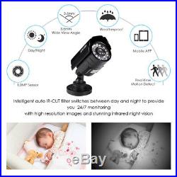 ZOSI 8CH 720P CCTV Security Outdoor Camera DVR Night Vision System 0-1TB HDD