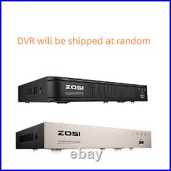 ZOSI 8CH Outdoor Dome Security Camera System 1080p with 5MP Lite DVR for Home