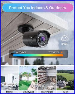 ZOSI CCTV 1080P Security Camera System 8CH HD DVR Home Surveillance Outdoor IP66