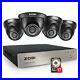 ZOSI CCTV 8CH 5MP lite DVR 1TB Outdoor Night Vision 2MP Cameras Security System
