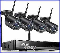 ZOSI H. 265+ 1080P Wireless Security Camera System WiFi Surveillance Camera CCTV