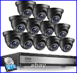 ZOSI H. 265+ 16 Channel 1080P HD Surveillance CCTV DVR Security Camera System 2TB