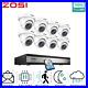 ZOSI H. 265+ 16 HDMI Channel 1080P Security Camera System Outdoor Home CCTV 2TB