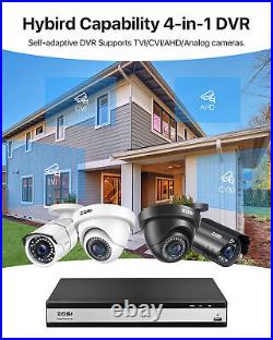 ZOSI H. 265+ 16CH 1080p Dome bullet Surveillance CCTV Security Camera System 2TB