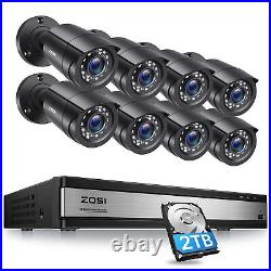 ZOSI H. 265 16Channel 1080p Bullet Surveillance CCTV Security Camera System 2TB