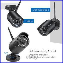 ZOSI H. 265+ 3MP 8CH CCTV NVR Wireless Outdoor Security Camera System WiFi IP CAM