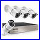 ZOSI H. 265+ 5MP 8CH NVR HD POE Security Camera System Outdoor Watherproof 2TB