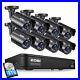 ZOSI H. 265+ 5MP-Lite 8CH DVR 1080P Security Camera System Outdoor CCTV 1TB HDD