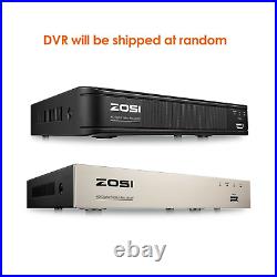 ZOSI H. 265+ 5MP-Lite 8CH DVR Security camera System CCTV Video Recorder 1TB