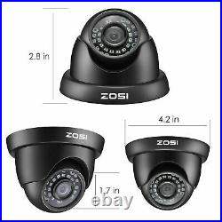 ZOSI H. 265+ 8CH DVR Outdoor Security Camera System 1TB 1080P for Home Business