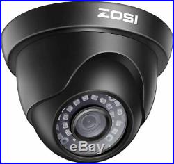 ZOSI HD 1080P TVI Security Surveillance Outdoor Dome Camera 65ft Night Vision