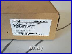 ZOSI Weatherproof HD 4K 8MP Outdoor Security Camera (4-Pack) (4AK-2618A-W-US)