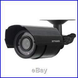 Zmodo 4CH 960H DVR HD 4 600TVL Home Outdoor IR Camera Security System Night Visi